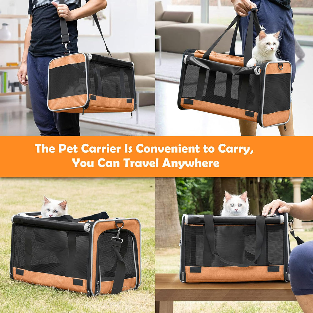 GAPZER Dog Carry Bag featuring top and side entry access