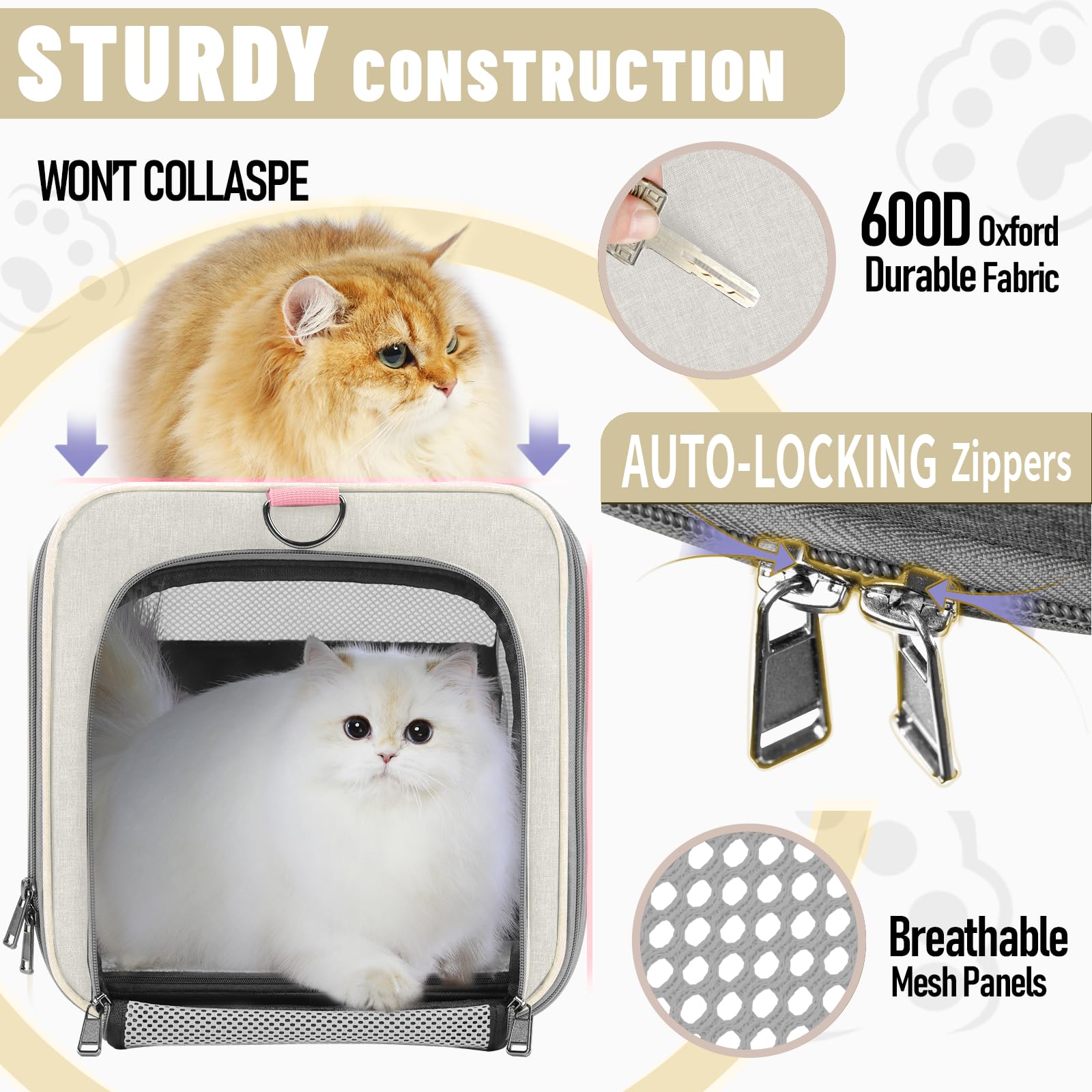 Gapzer dual carry options with padded handle for convenience