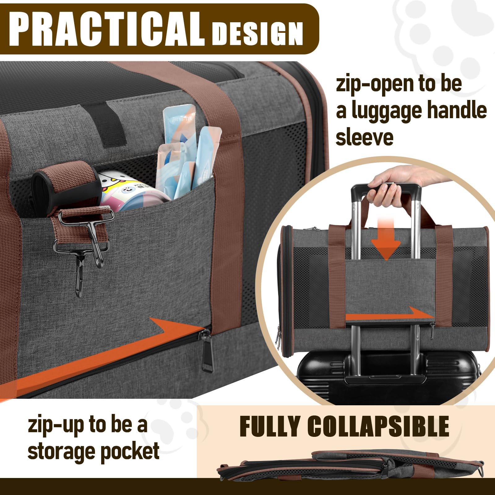 GAPZER dual-carry design offers two easy ways to transport