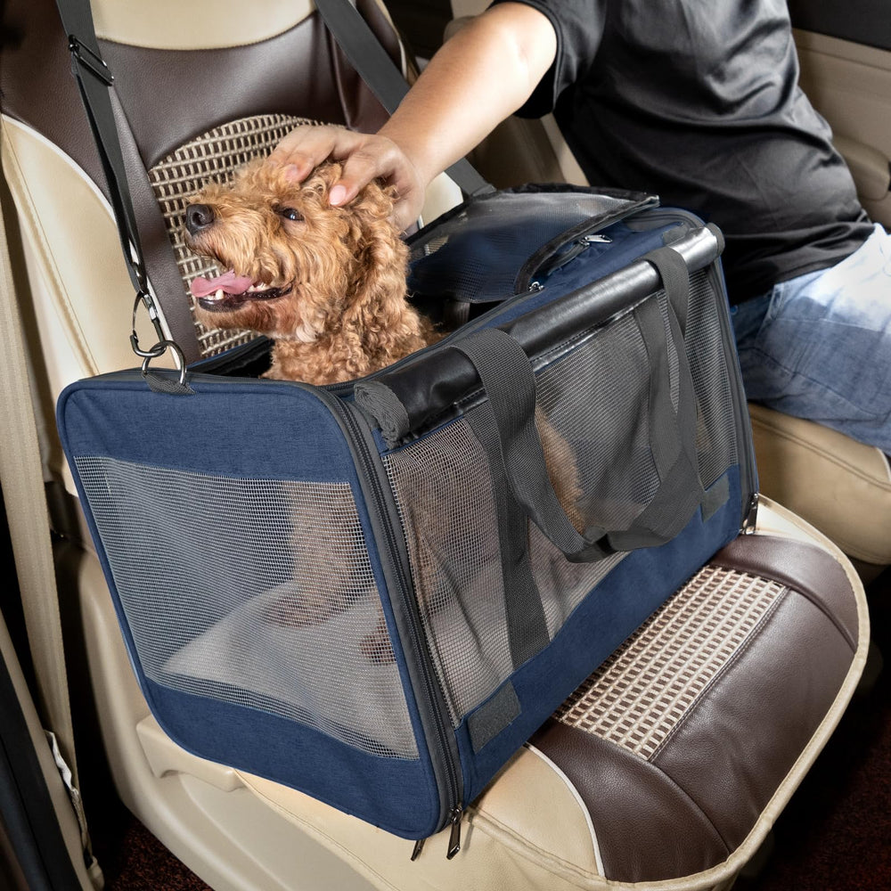 GAPZER large cat carrier adjustable shoulder straps reduce fatigue