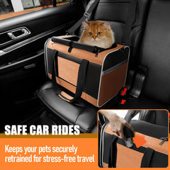 GAPZER Large Cat Carry Bag interior steel frame preserves shape during trips.
