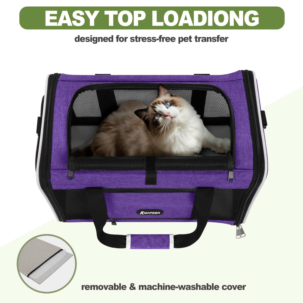 GAPZER Per Carrier collapses flat for convenient storage when not in use.