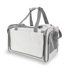 GAPZER large cat carrier with breathable mesh for airflow and visibility.