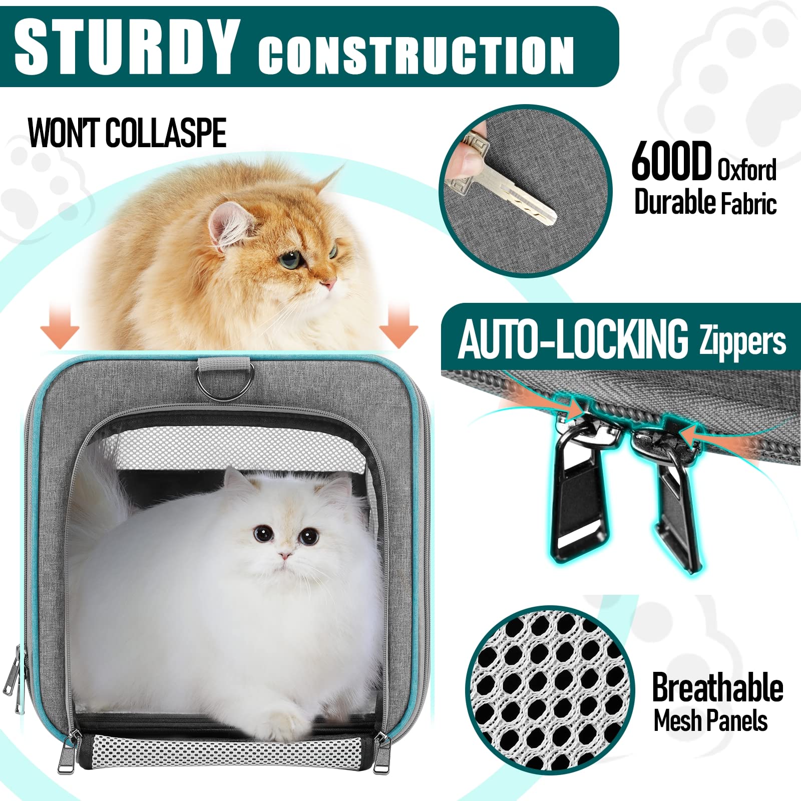 GAPZER carrier offers dual carry options with padded top handle
