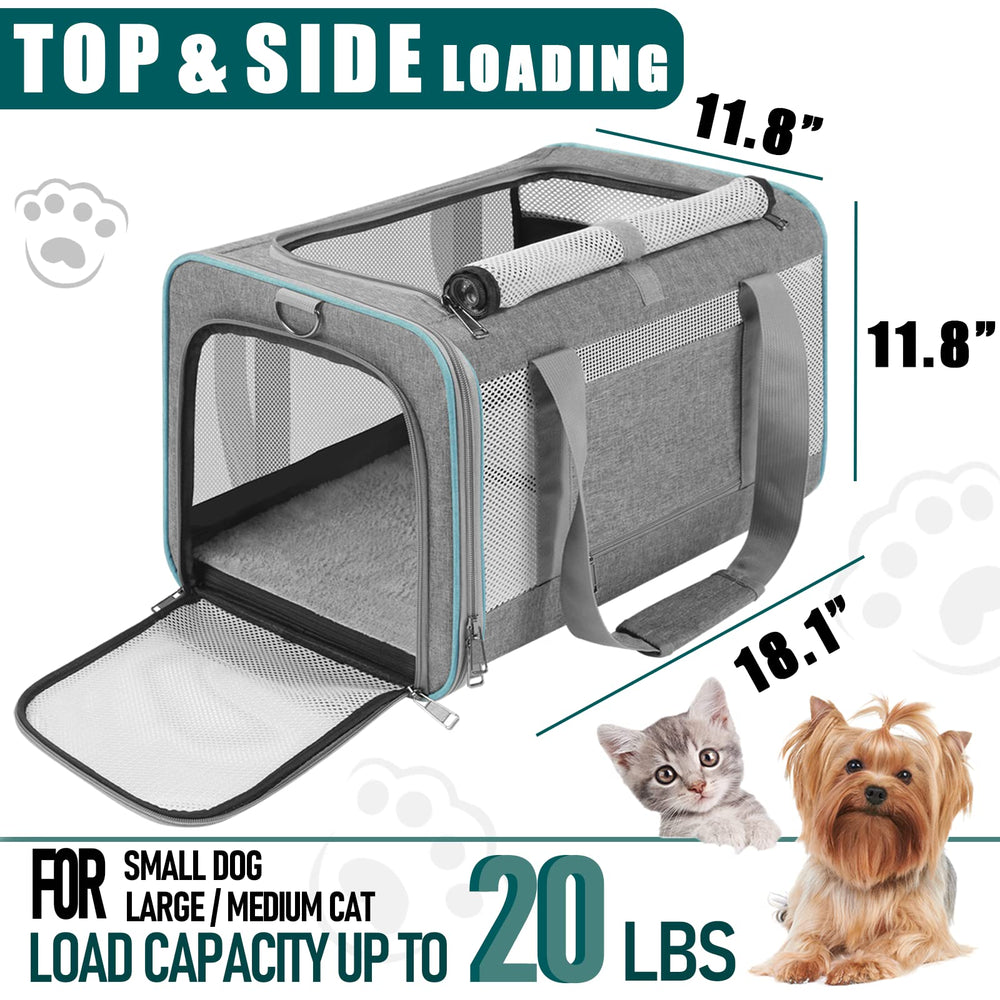 GAPZER pet carrier fabric close-up shows durable 600D Oxford material
