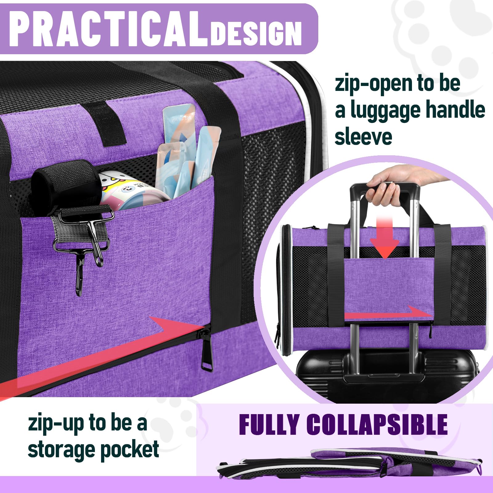 GAPZER interior tether provides safety during handling