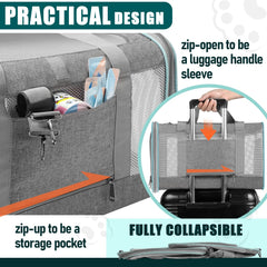 GAPZER pet carrier interior tether demonstrates built-in safety feature