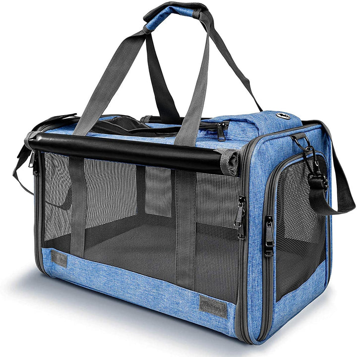 GAPZER large cat carrier with generous dimensions for easy travel with bigger cats.