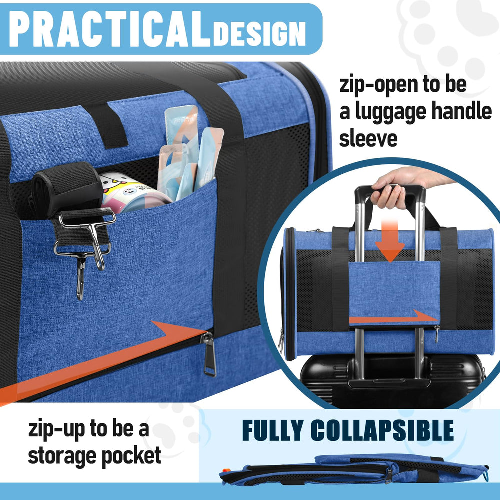 GAPZER carrier with adjustable shoulder strap for hands-free transport.