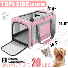 GAPZER soft-sided travel crate using 600D Oxford fabric for durability.