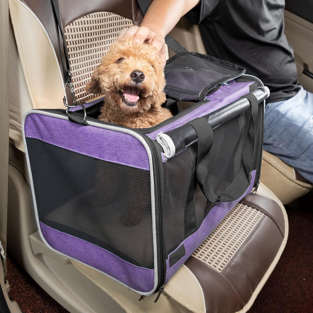 GAPZER private mesh design with adjustable privacy blinds for calm pets