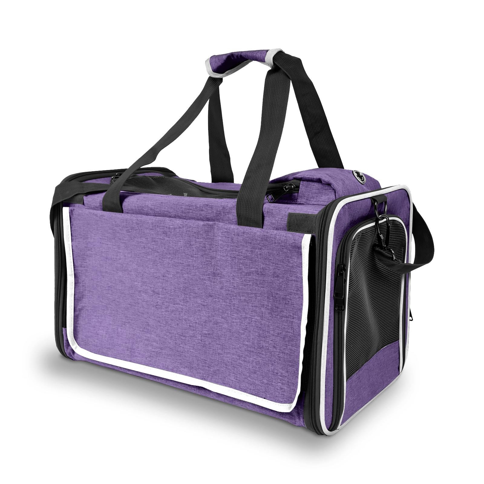 GAPZER purple travel carrier suitable for small dogs and cats