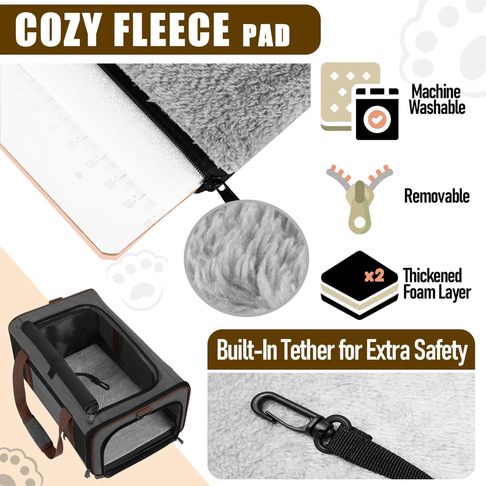 GAPZER removable machine-washable cover keeps the interior fresh between trips