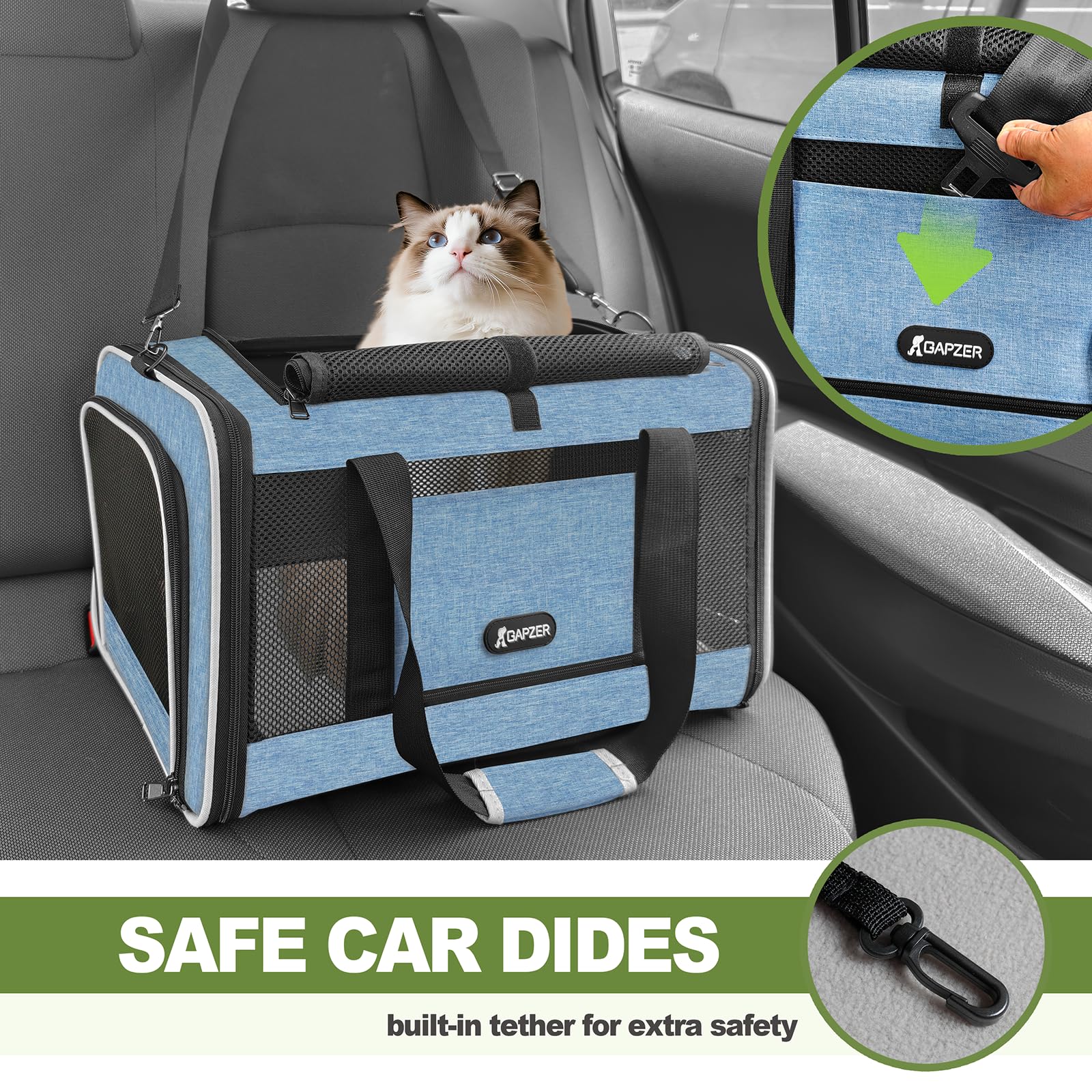 GAPZER reversible cushion offering warmth and cooling options
