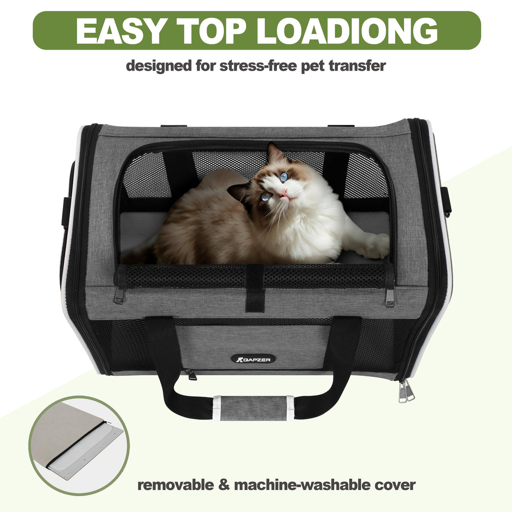 GAPZER car-safe design with seatbelt and luggage sleeve compatibility