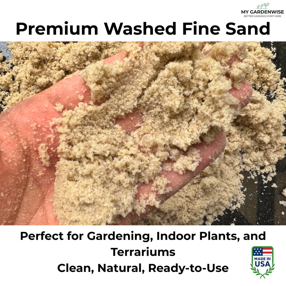 GardenWise Fine Sand improves drainage in soil for succulents.