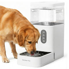 Gardner Pet 2.9-gallon water bowl dispenser for multi-pet households.
