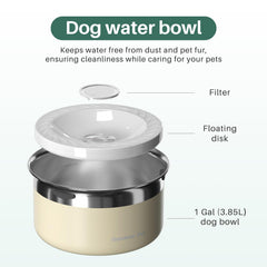 Gardner Pet 304 stainless steel construction is rust-resistant and odor-free.