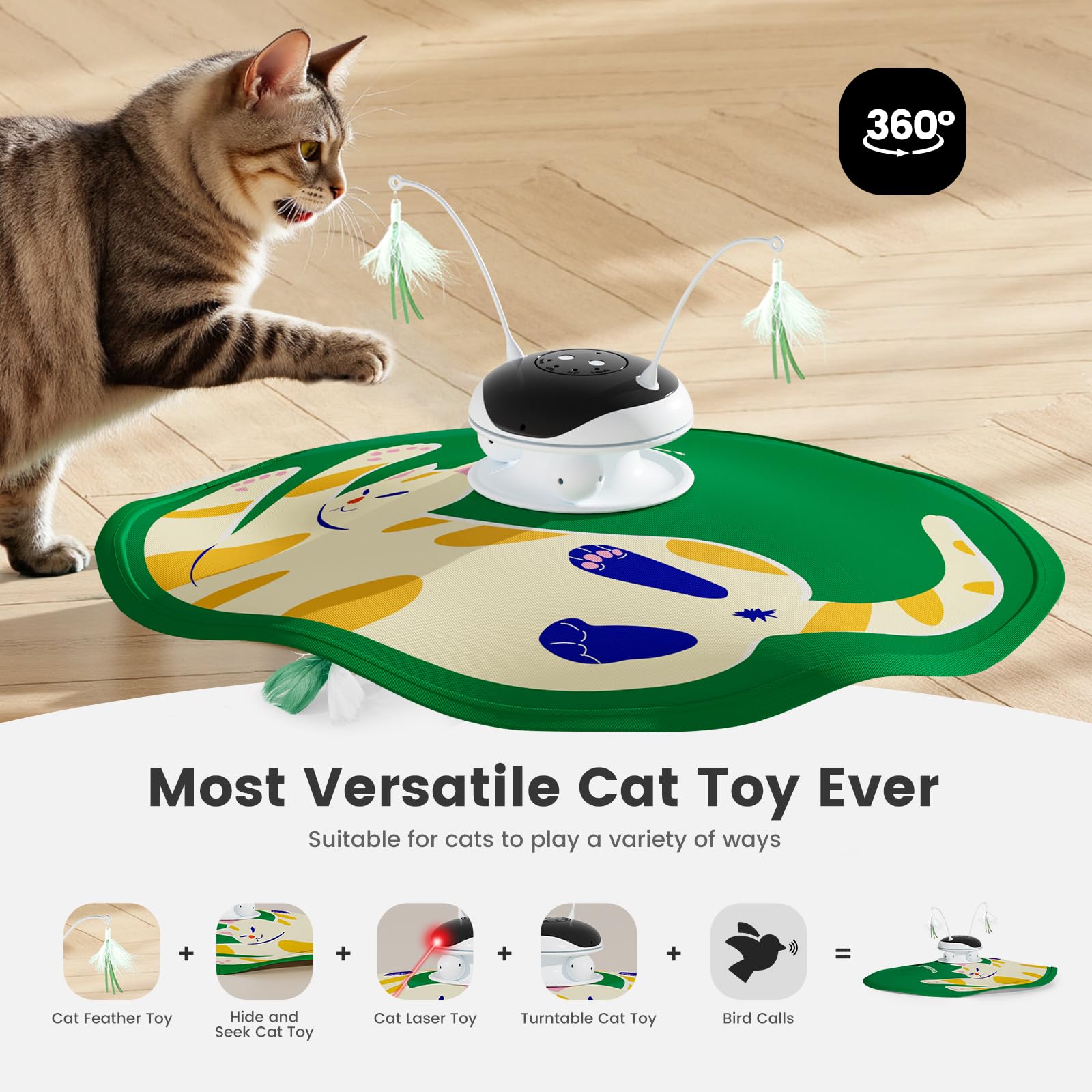 Gardner Pet 5-in-1 kit with track balls for interactive play sessions