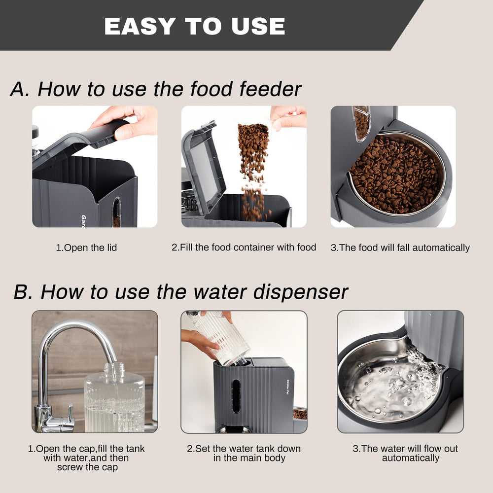 Gardner Pet adjustable water bowl base set to 180 degrees for stability