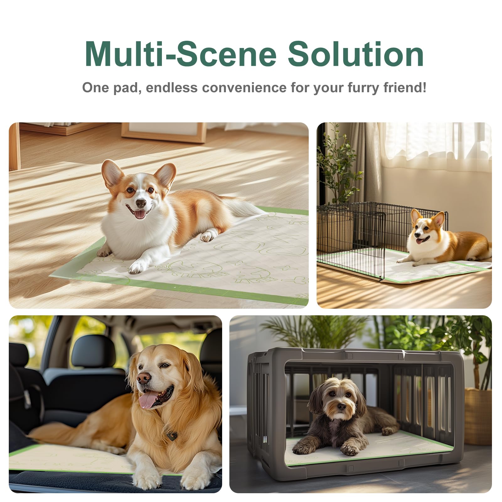 Gardner Pet bottom-film provides leak-proof barrier against floor stains.