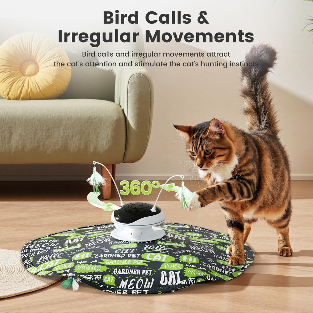 Gardner Pet Cat Laser Toy showcasing track balls for interactive engagement.