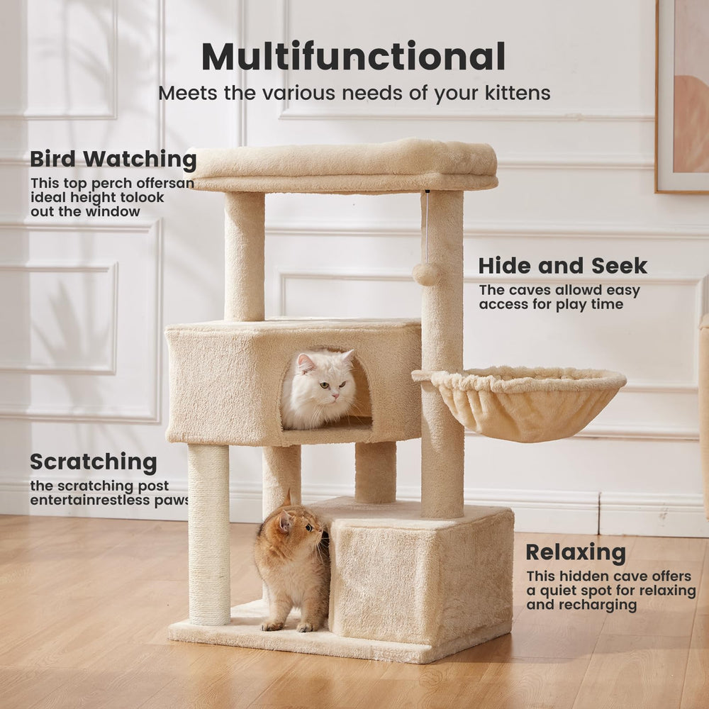 Gardner Pet Cat Tower 2-8-inch thickened posts for durable scratching