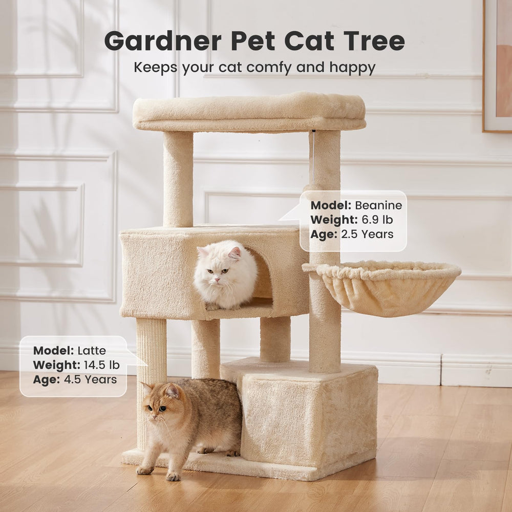 Gardner Pet Cat Tower designed for multi-cat use with durable materials
