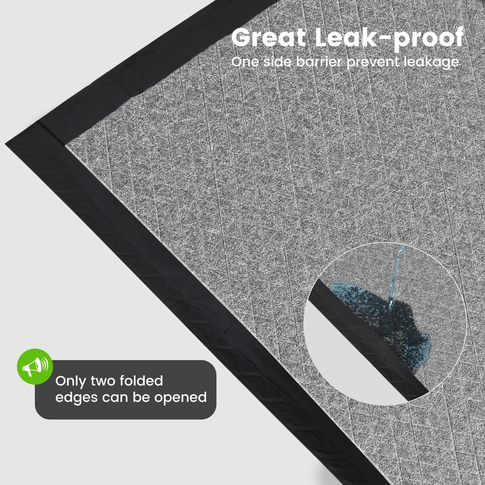 Gardner Pet Charcoal Puppy Pads odor-control feature keeps rooms fresh.
