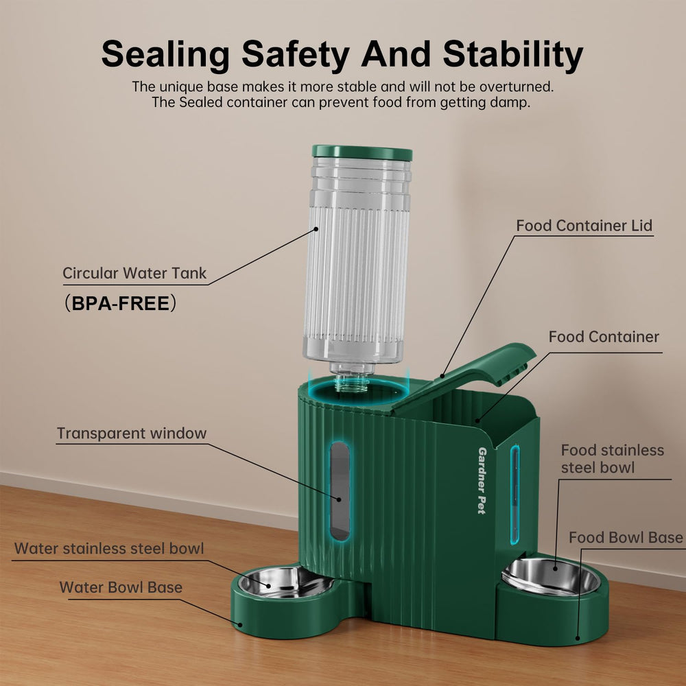 Gardner Pet easy cleaning prompts simple maintenance after meals