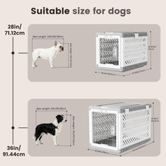 Gardner Pet crate with wheels enabling effortless travel mobility
