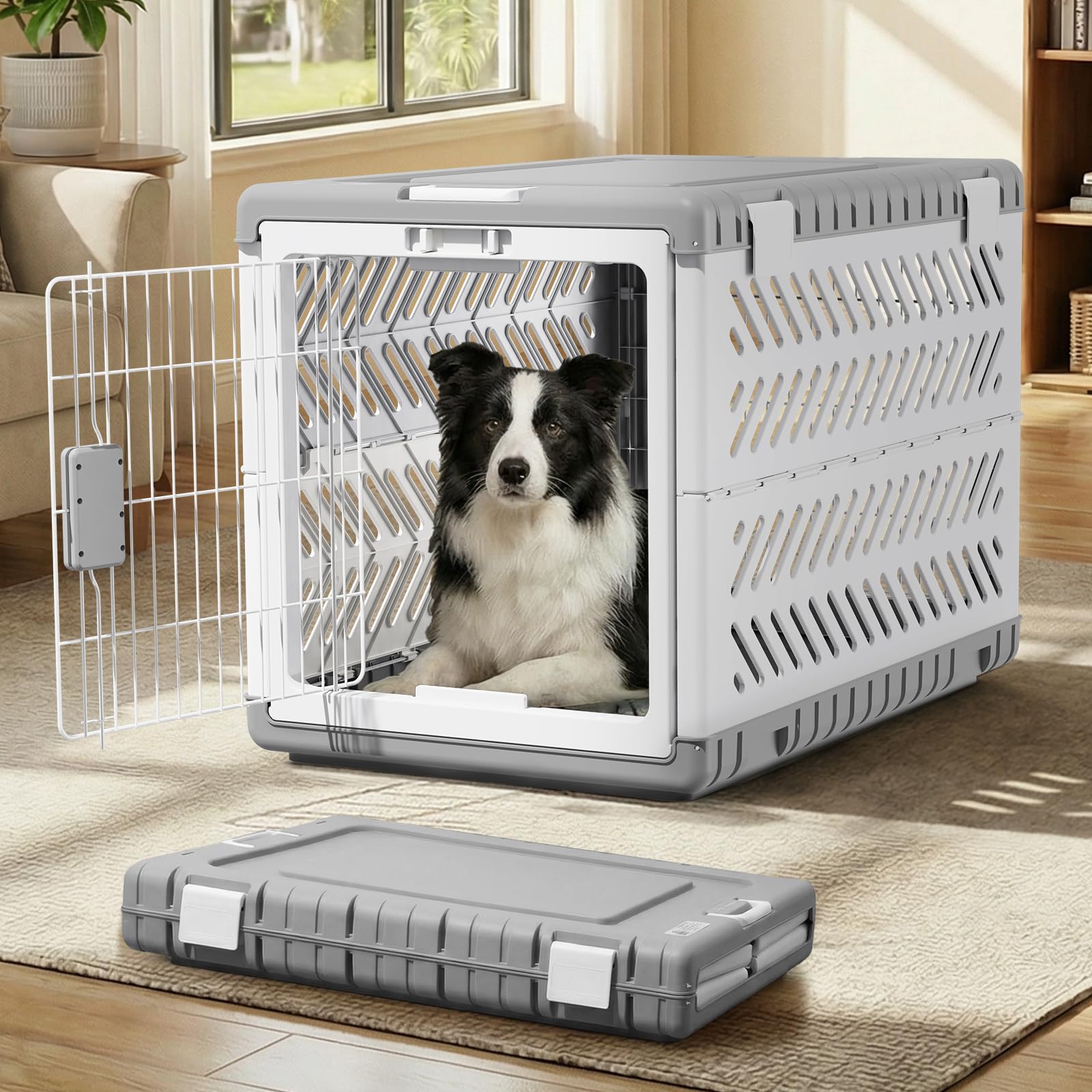 Gardner Pet collapsible crate setup for quick, easy home use