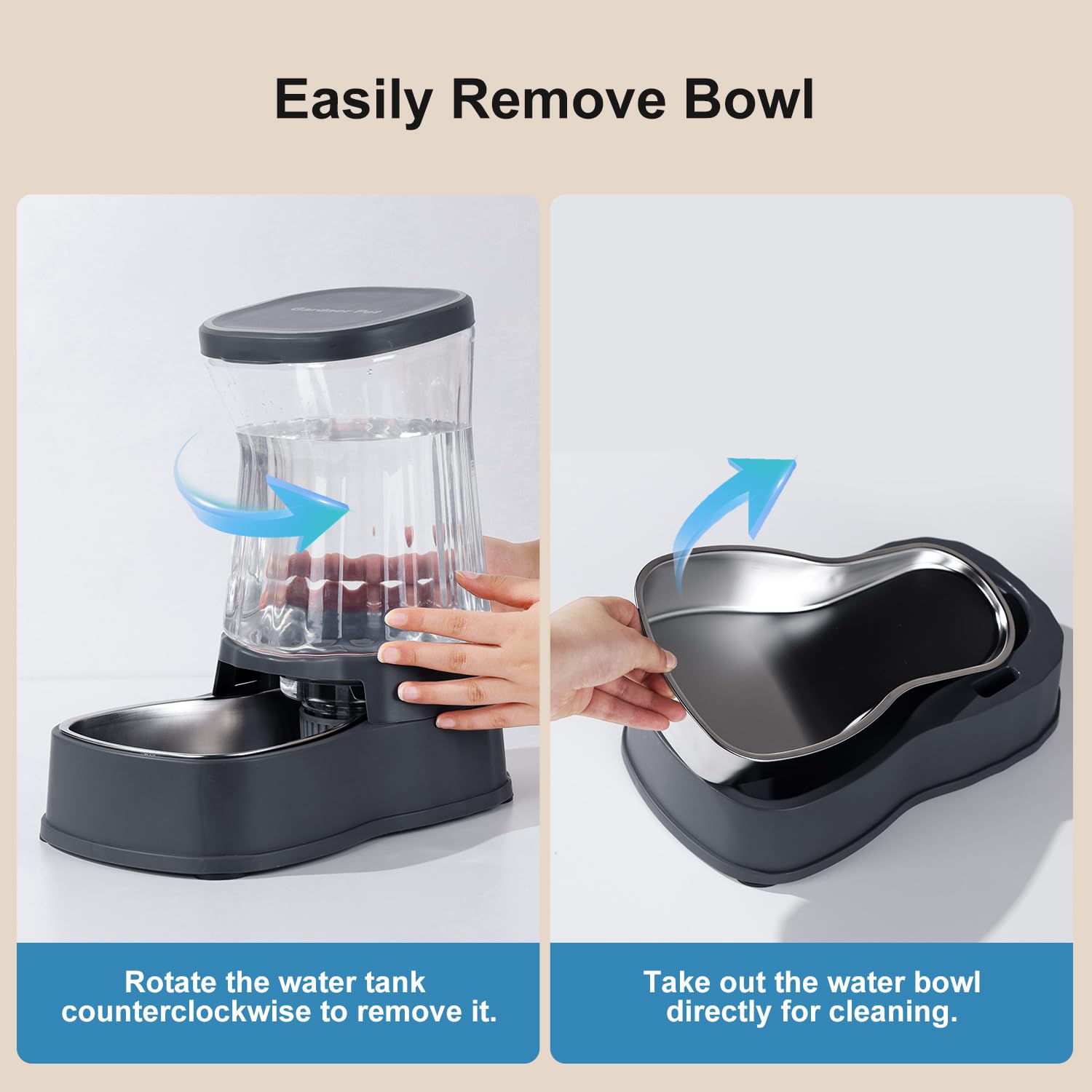 Gardner Pet dishwasher-safe bowl simplifies post-meal cleaning.