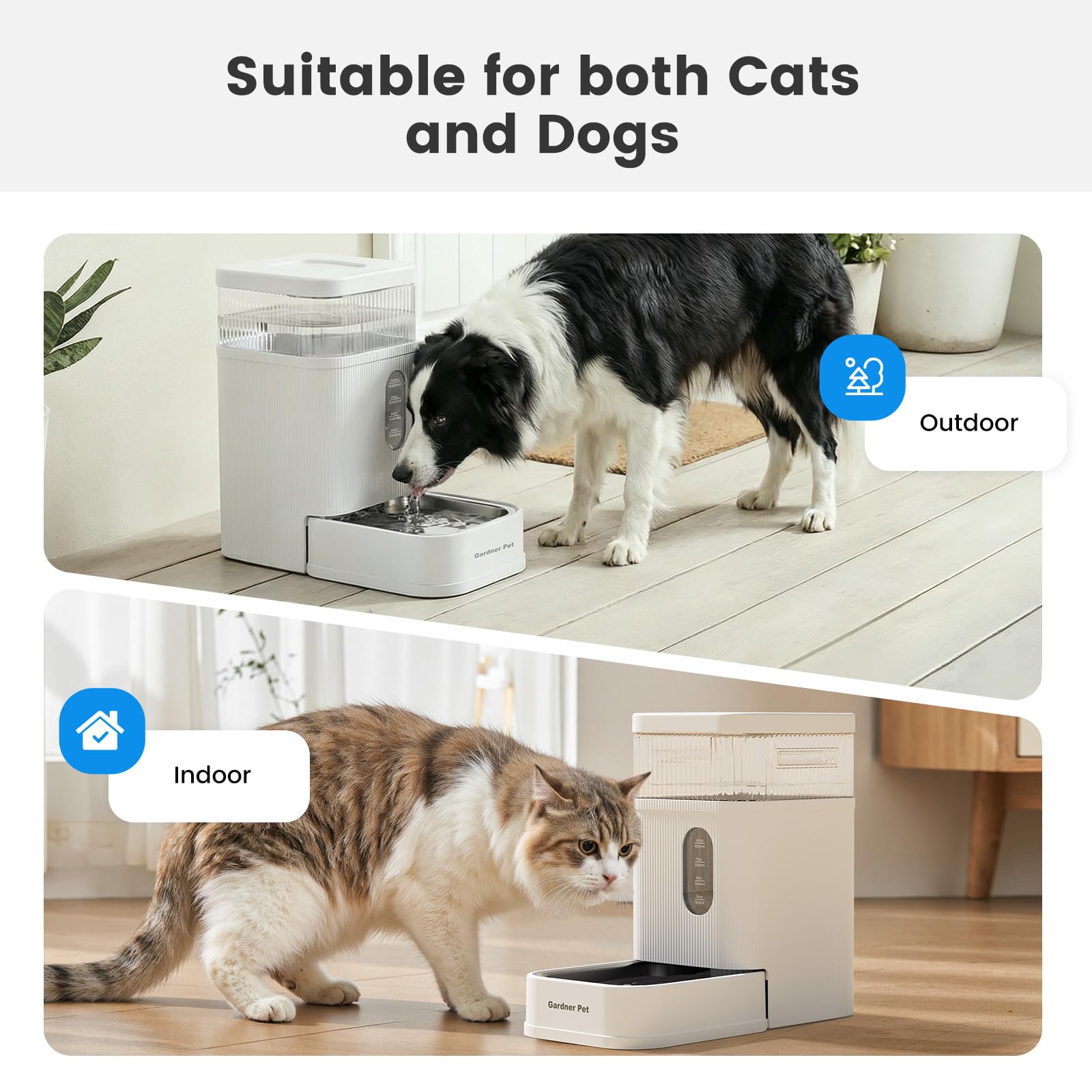 Gardner Pet dishwasher-safe bowl simplifies cleaning after meals and playtime.