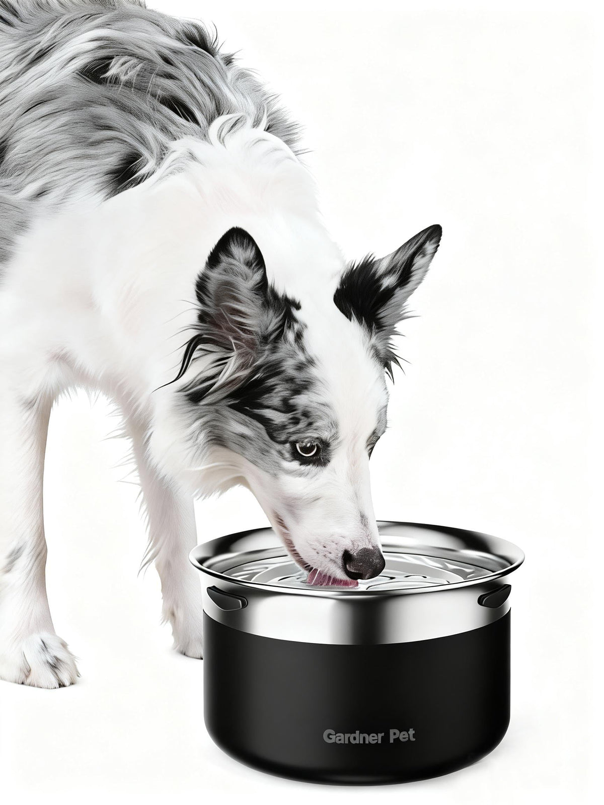 Gardner Pet 1-gallon dog bowl in stainless steel for durable daily hydration