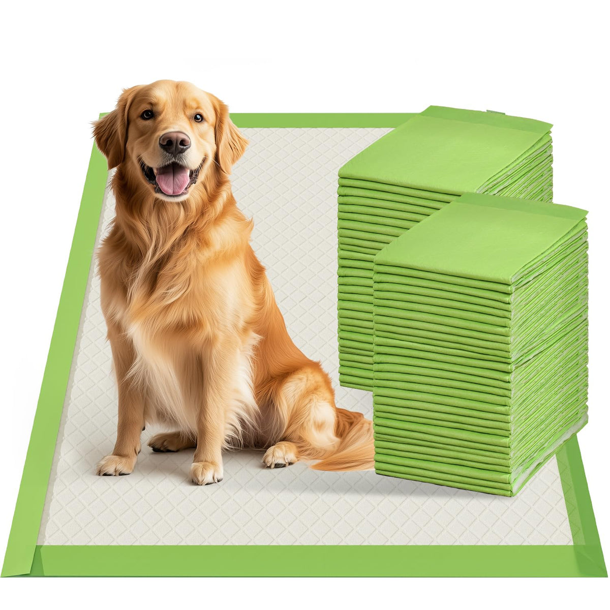 Gardner Pet extra-large pee pad 29x37 front view for large dogs and training.