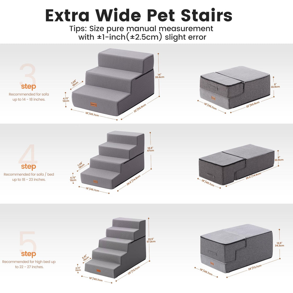 Gardner Pet 35D foam core cushions joints during climbs.