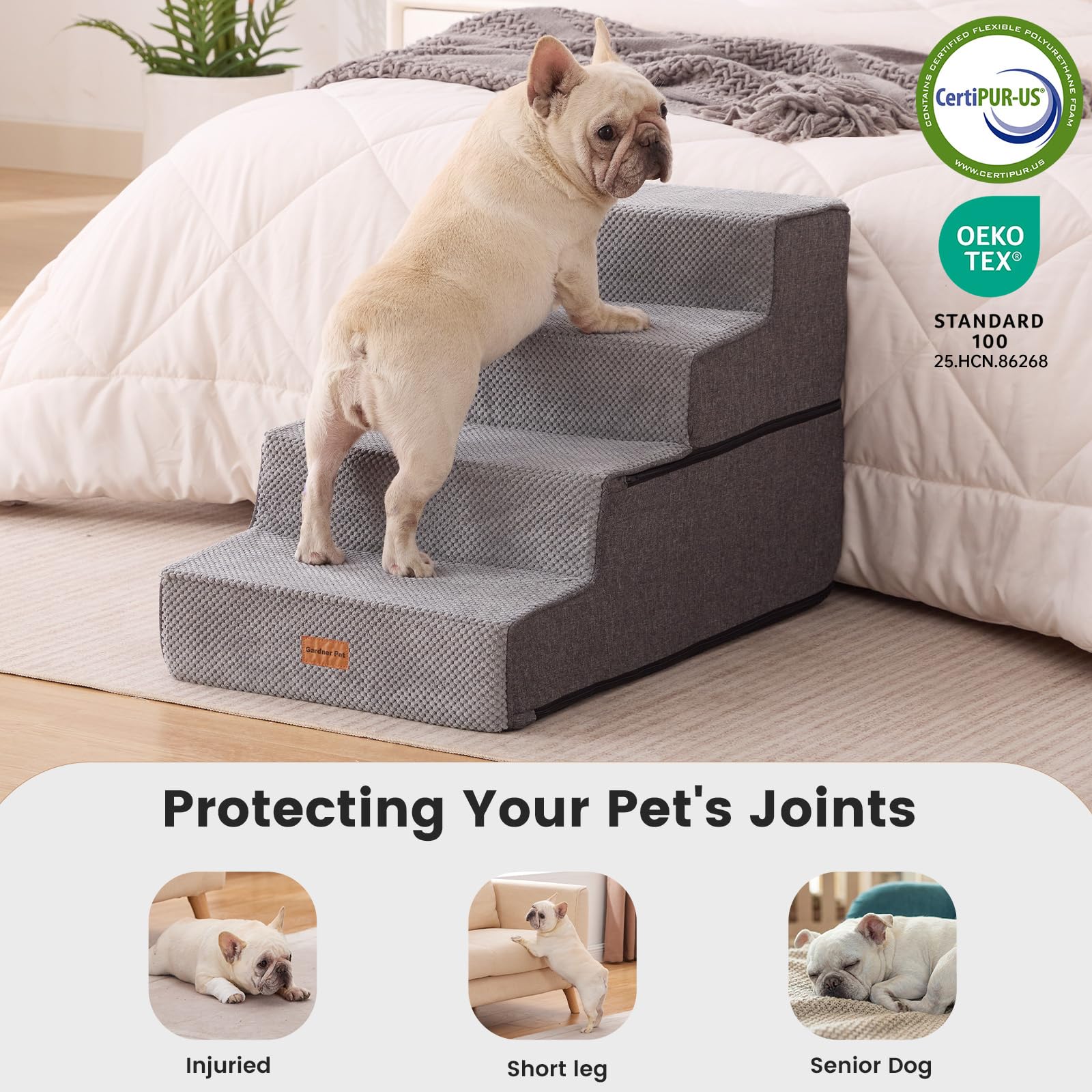 Gardner Pet stairs waterproof cover for easy cleaning