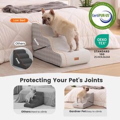 Gardner Pet removable waterproof cover keeps stairs clean and dry