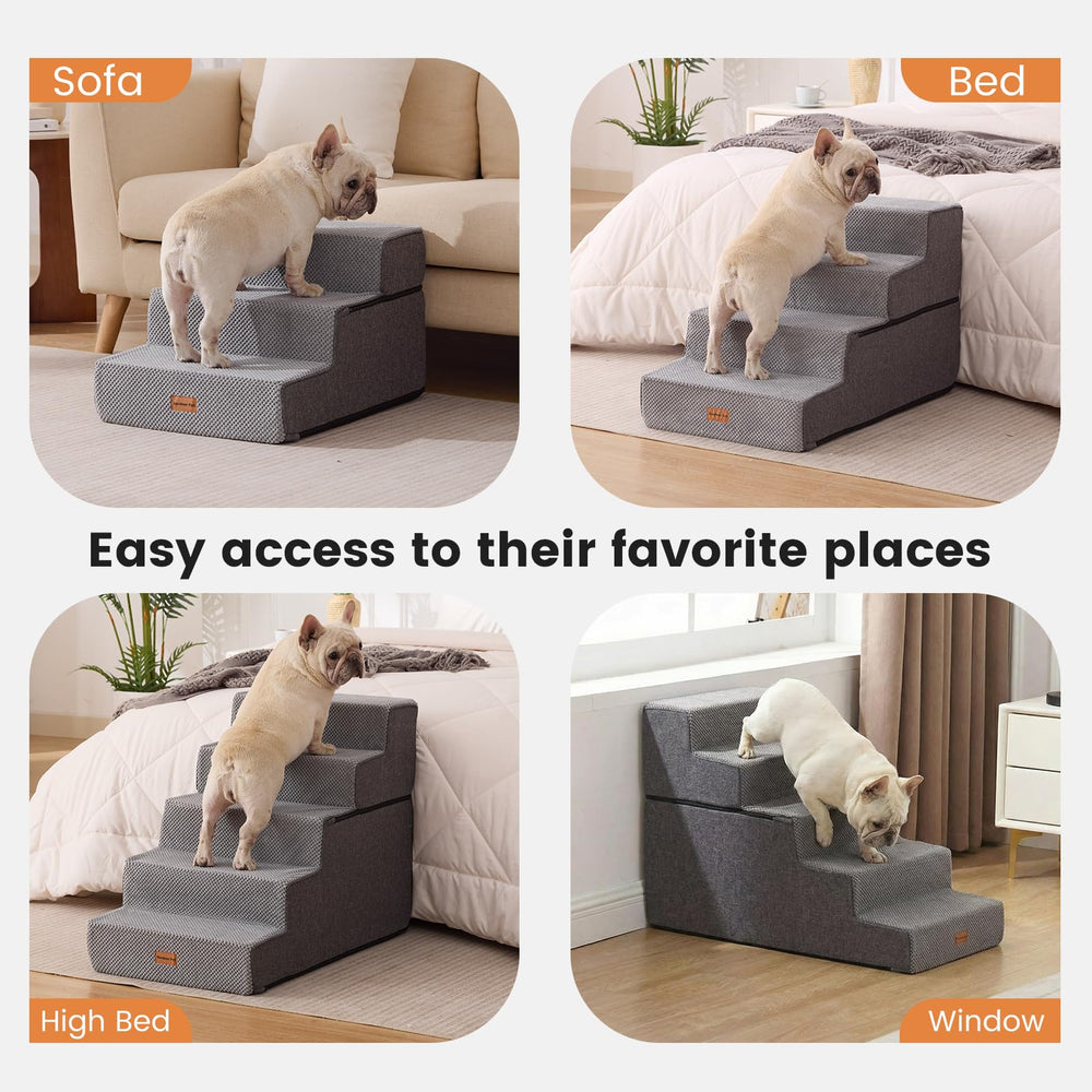 Gardner Pet waterproof, machine-washable cover simplifies cleaning.