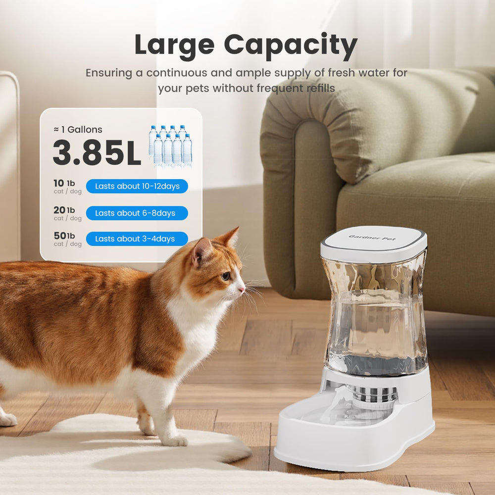 Gardner Pet filter outlet close-up highlights filter cotton for cleaner drinking water.