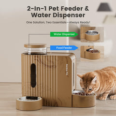 Gardner Pet Gravity water dispenser with built-in filter ensuring clean hydration