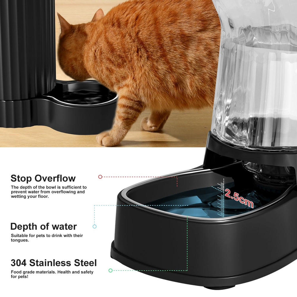 Gardner Pet 1-gallon capacity supports pets on busy days or travel.
