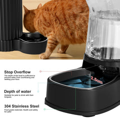 Gardner Pet 1-gallon capacity supports pets on busy days or travel.