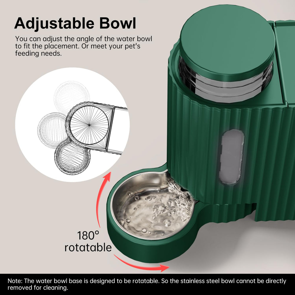 Gardner Pet large capacity container supports daily water and food without frequent refills