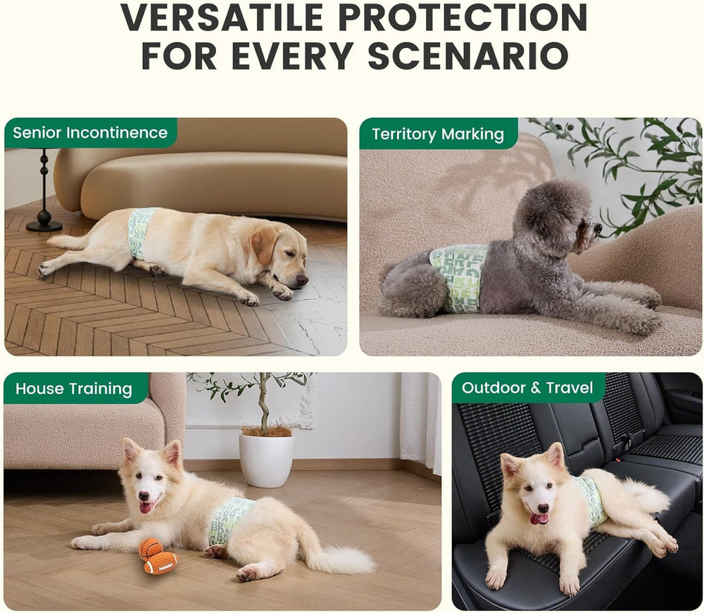 Gardner Pet travel-ready design simplifies diaper changes away from home.