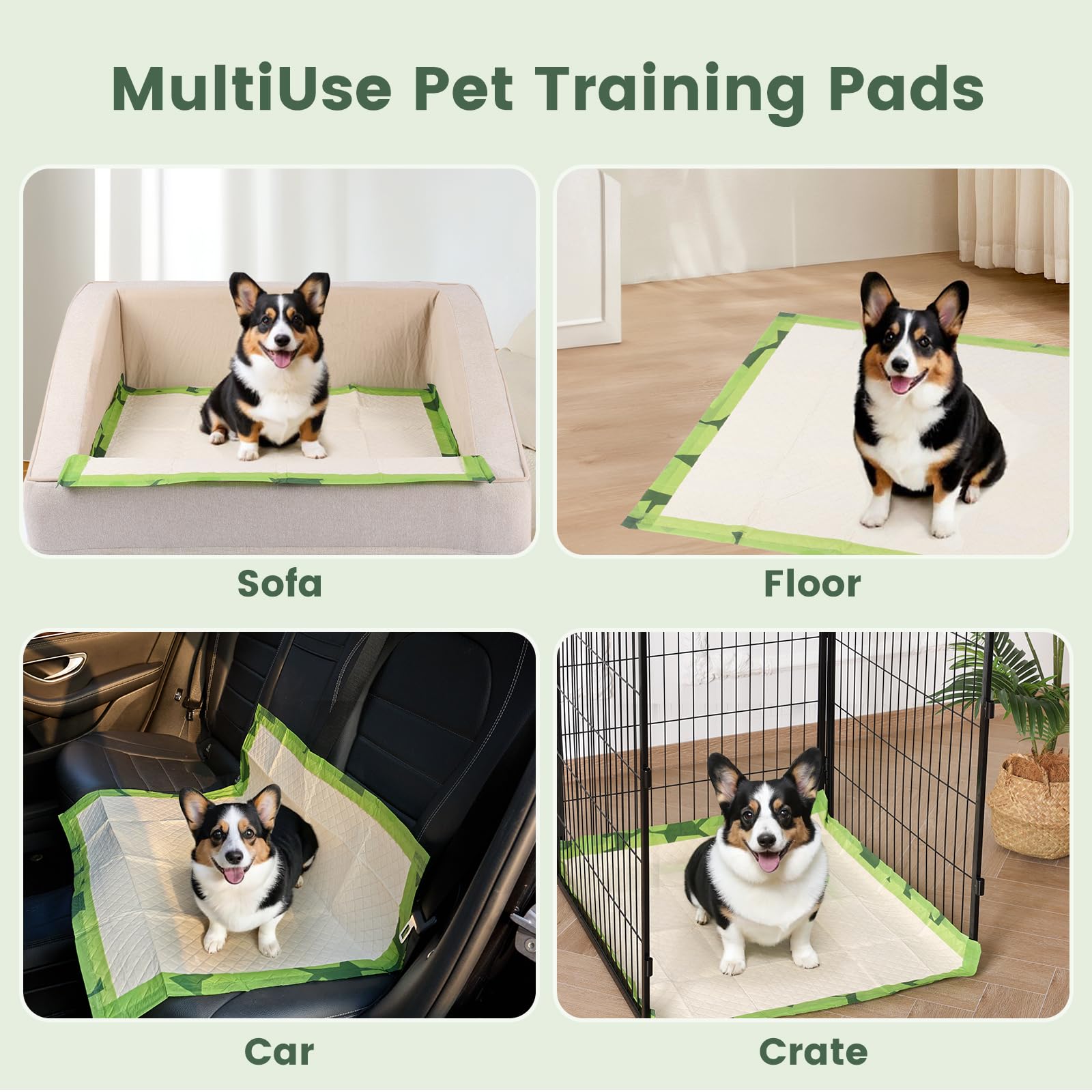 Gardner Pet multi-use pads suitable for dogs, cats, seniors, and travel