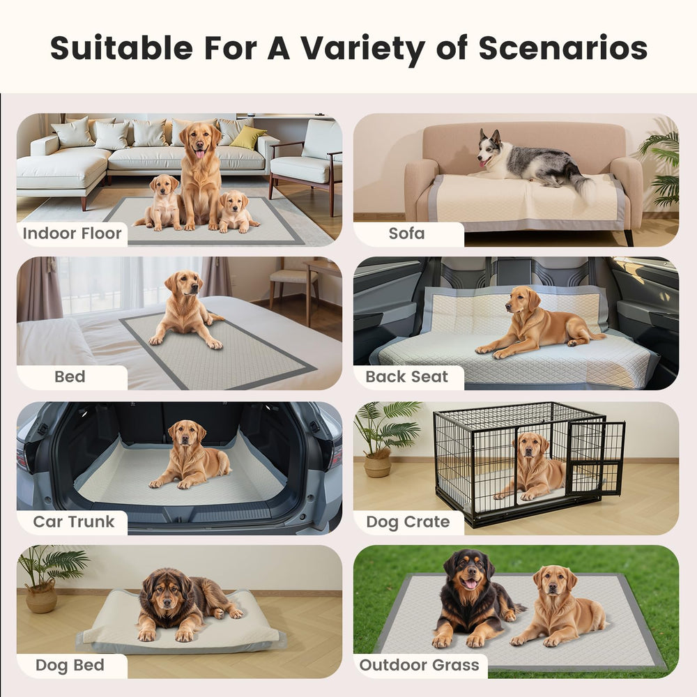 Gardner Pet multi-use pads are suitable for dogs, cats, travel, and homes.