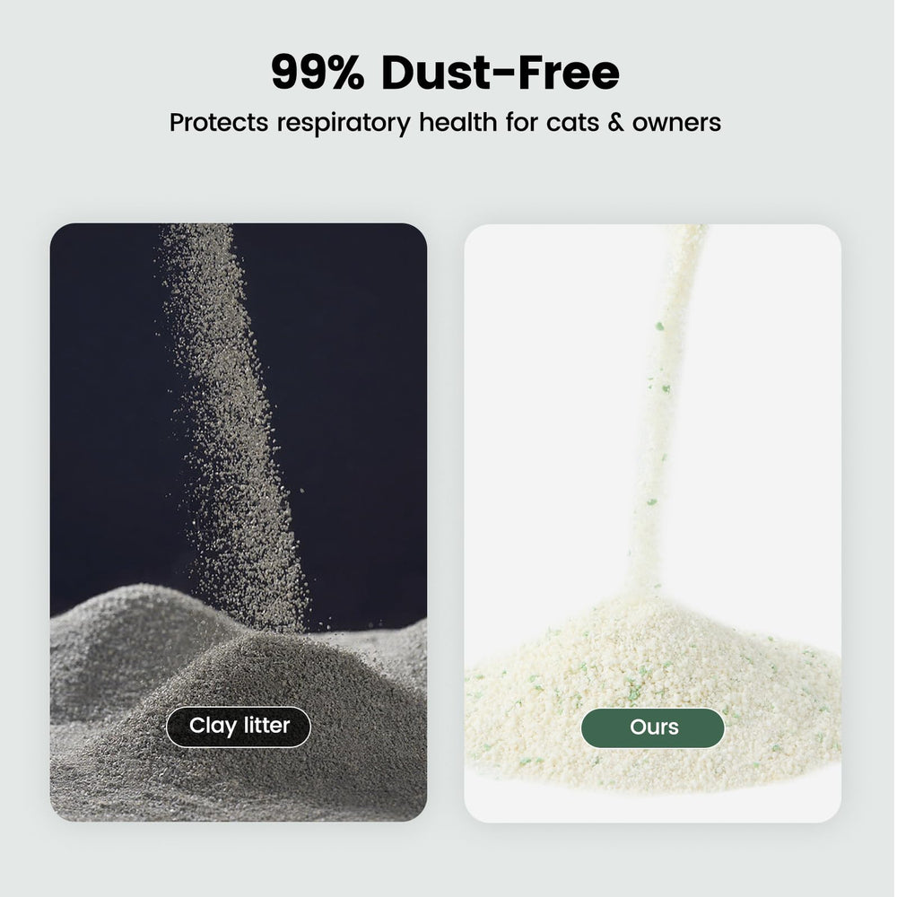 Gardner Pet Natural plant-based litter cassava and corn based.