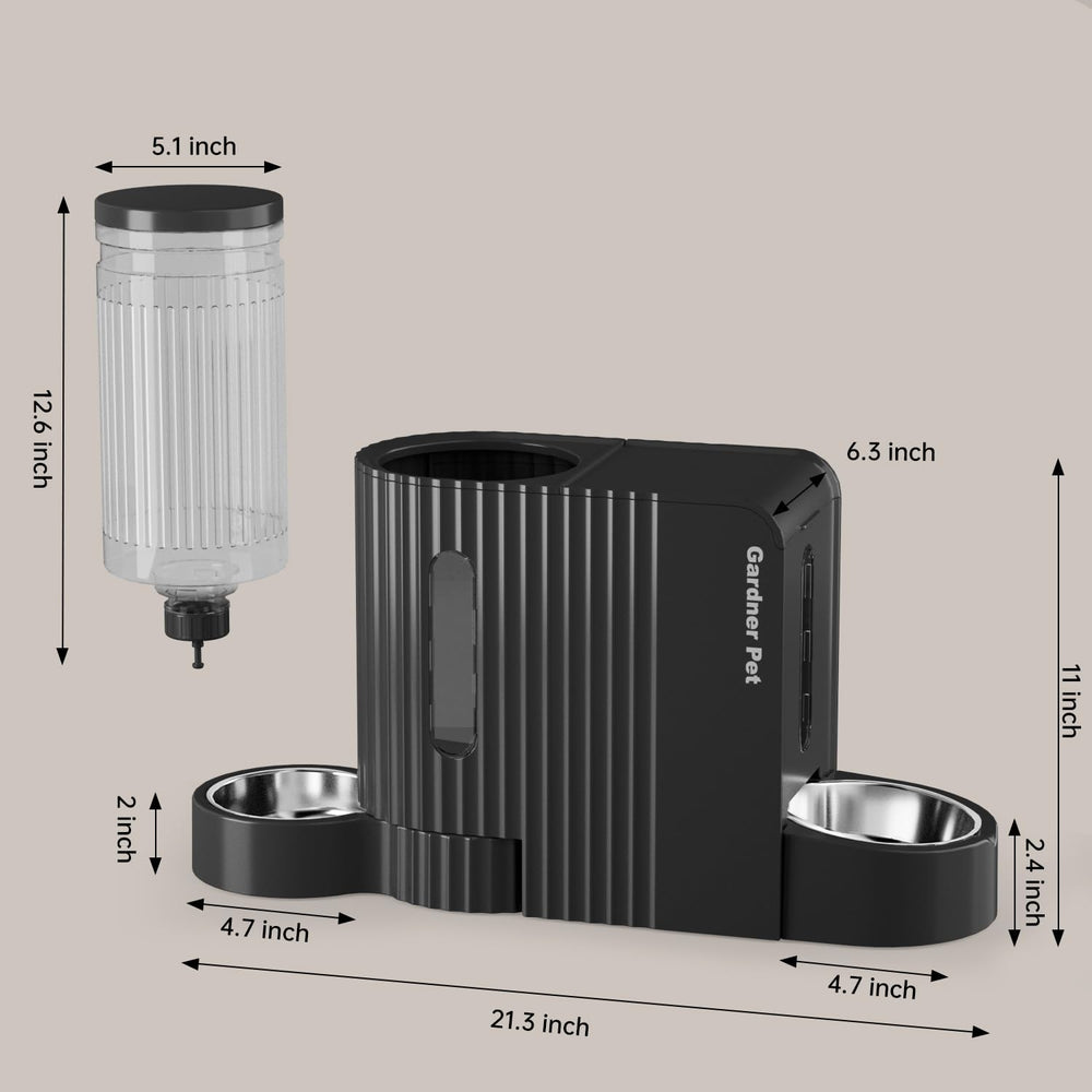 Gardner Pet non-slip base keeps the feeder steady during use.